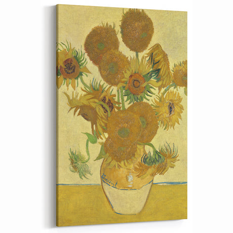 Van Gogh Art Prints - Sunflowers Canvas for Elegant Home Decor