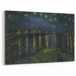 Starry Night Wall Art – Van Gogh’s Iconic Nightscape Canvas Print