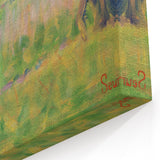 Modern Wall Art - Abstract Landscape with Figures in Pastel Hues