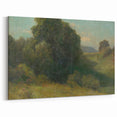 Modern Wall Art - Serene Valley Landscape with Lush Greens