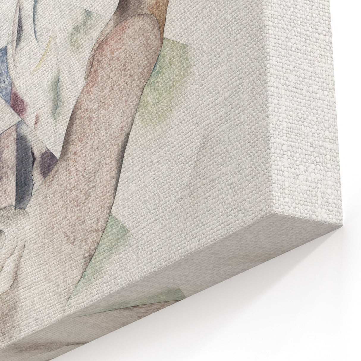 Modern Wall Art - Abstract Landscape with Tree and House