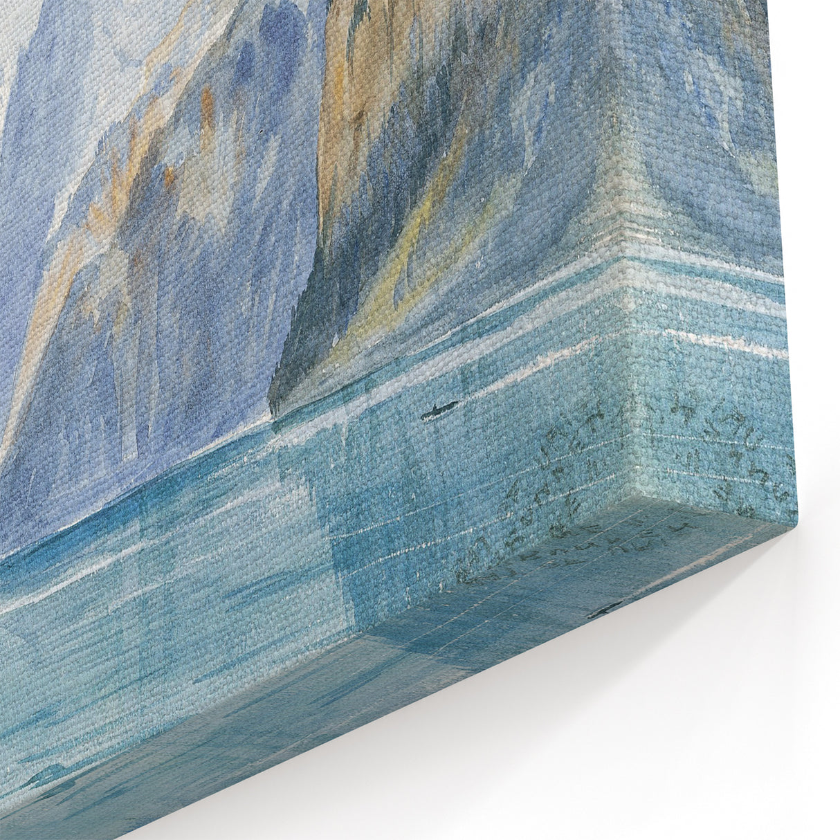 Modern Wall Art - Serene Alpine Landscape with Tranquil Waters