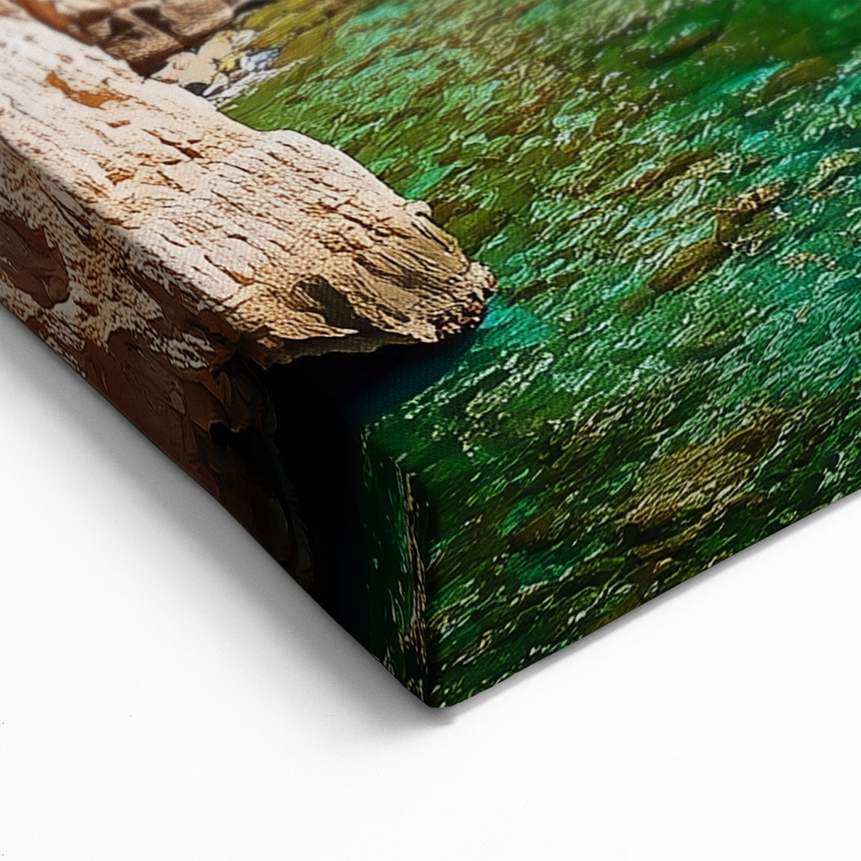 Golden Coastal Cliffs Wall Art - Scenic Seaside Landscape on Canvas