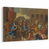 Modern Wall Art - The Abduction of the Sabine Women by Poussin