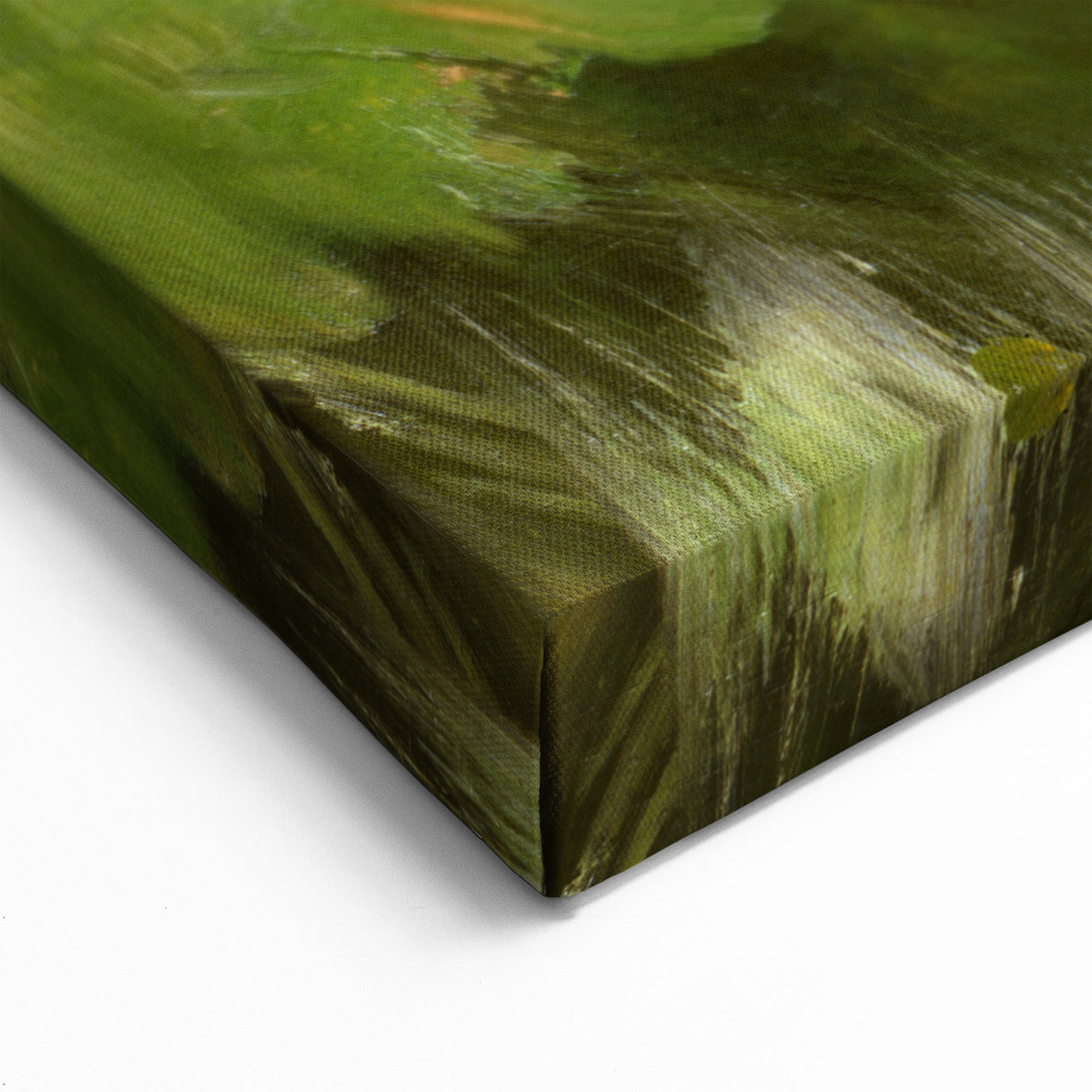 Modern Wall Art - Coastal Landscape with Lush Greenery