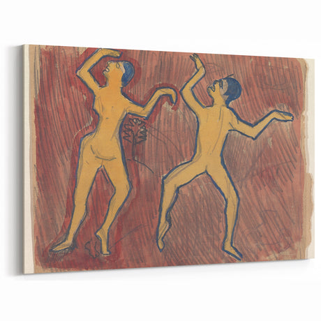 Modern Wall Art - Abstract Dance Study with Expressive Figures