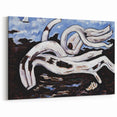 Modern Wall Art - Abstract Driftwood with Coastal Charm