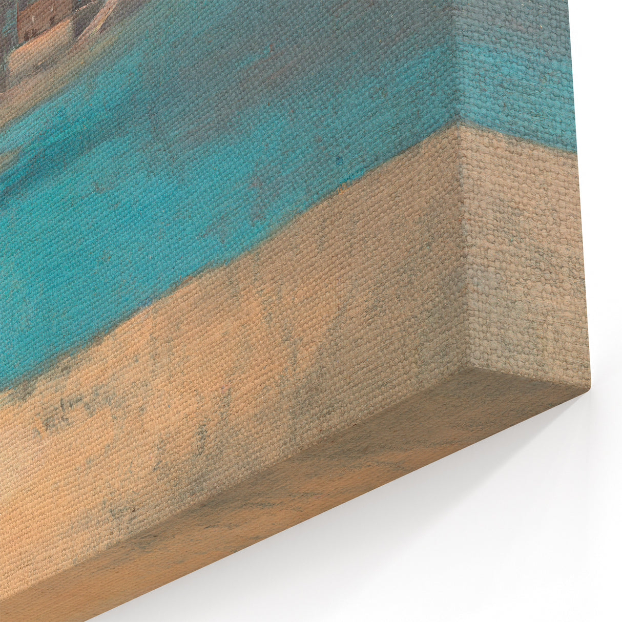 Modern Wall Art - Tranquil Village by the Sea in Brittany