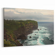 Cliffs Canvas Art - Oceanfront Cliffside Serenity Wall Decor