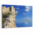 Cliffs Acrylic Glass Art - Coastal Fortress and Ocean View