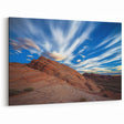 Cliffs Rolled Print - Dynamic Desert Cliffs with Vibrant Sky
