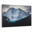 Cliffs Rolled Print - Dramatic Arctic Iceberg in Majestic Waters