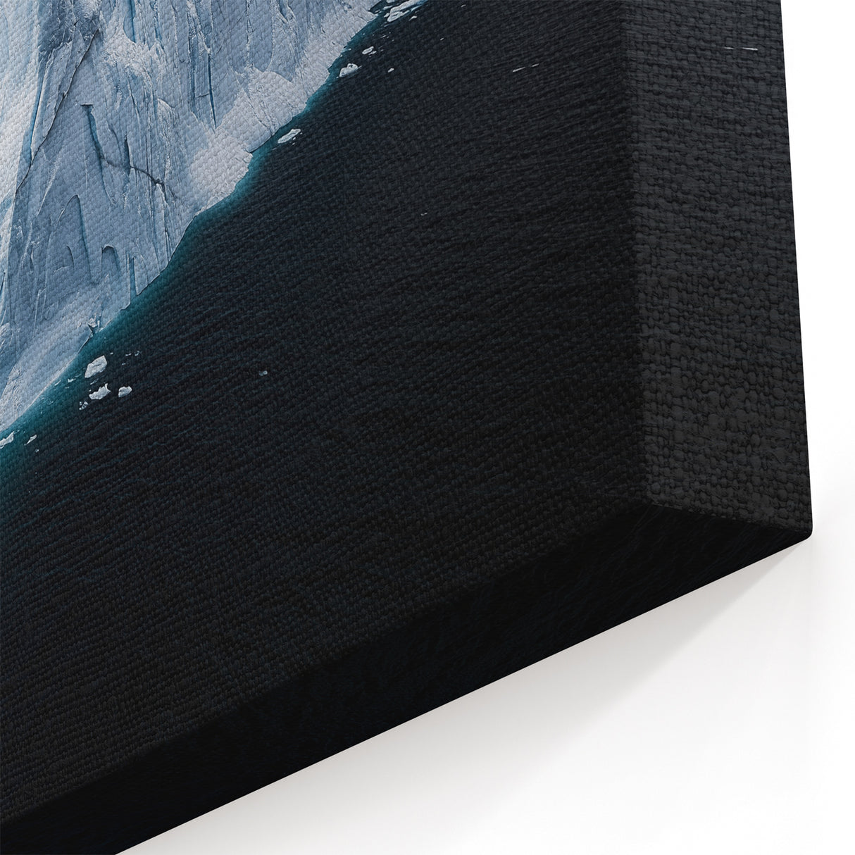 Cliffs Rolled Print - Dramatic Arctic Iceberg in Majestic Waters