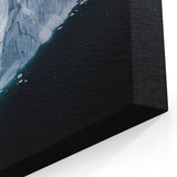 Cliffs Rolled Print - Dramatic Arctic Iceberg in Majestic Waters