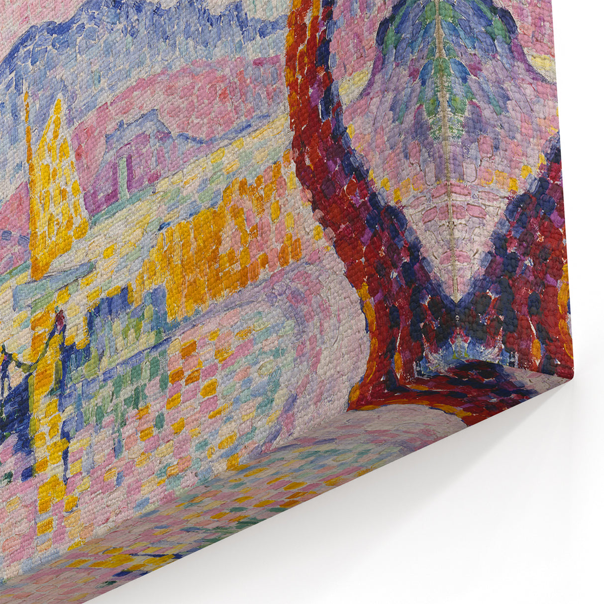 Modern Wall Art – Pointillist Masterpiece of Antibes