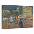 Place Pigalle at Night" by Pierre Bonnard - Illuminated Cityscape