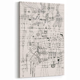 Modern Wall Art - Paul Klee’s Knotted Net Drawing Print
