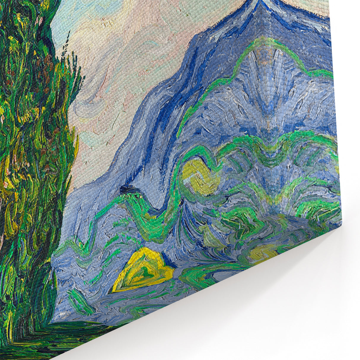 Modern Wall Art - Vincent van Gogh’s Cypresses Print