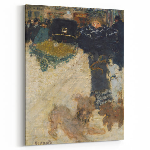 Impressionist Cityscape - Place Clichy by Pierre Bonnard (1895)