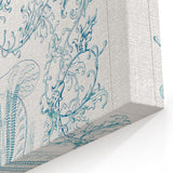 Modern Marine-Inspired Wall Art – Abstract Ctenophore Design