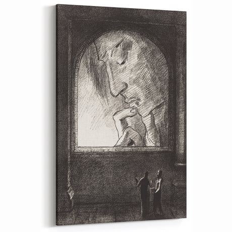 Modern Wall Art – Odilon Redon’s "Light" in Black and White