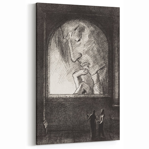 Modern Wall Art – Odilon Redon’s "Light" in Black and White