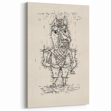 Modern Wall Art – Paul Klee’s "Ass (Esel)" Abstract Drawing
