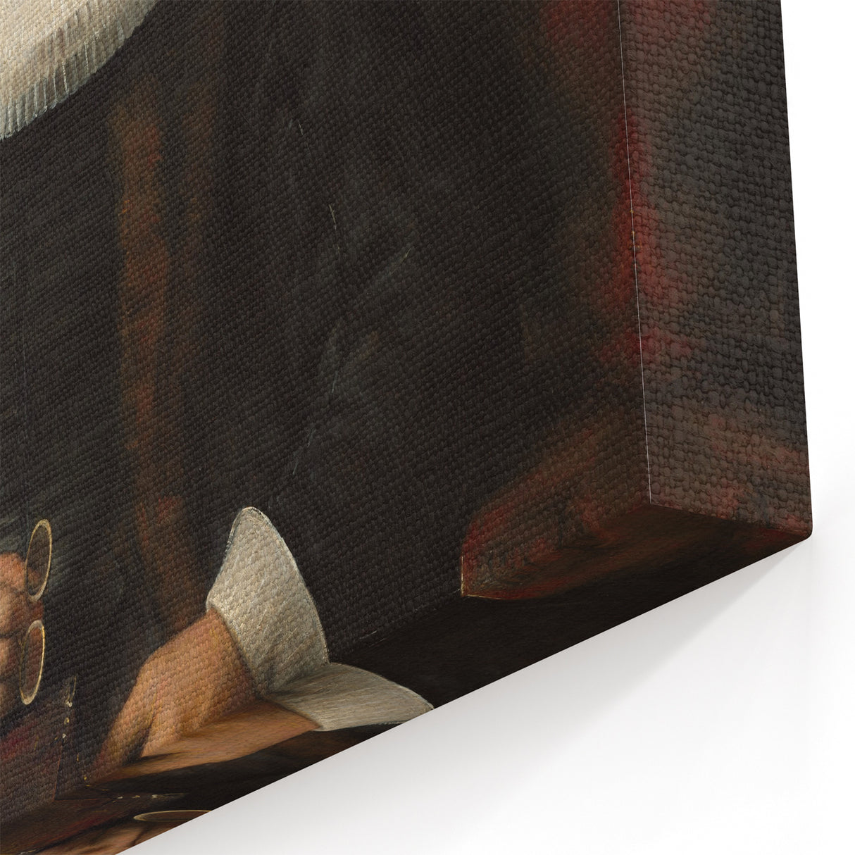 Elegant Baroque Portrait of a Woman with Book - Classic Art Print