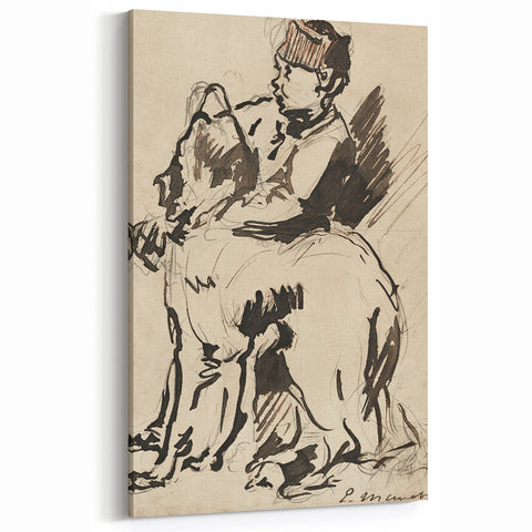 Modern Wall Art – Édouard Manet’s "A Boy Holding His Dog"