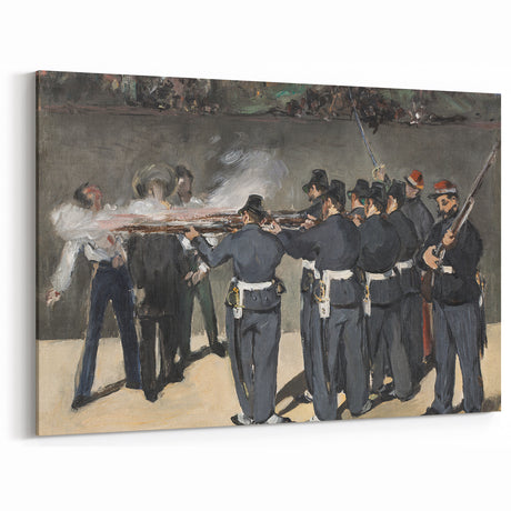 Impressionism Wall Art: The Execution of Emperor Maximilian Print