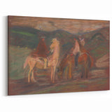 Expressionist Art - Riders by Arnold Peter Weisz-Kubínčan