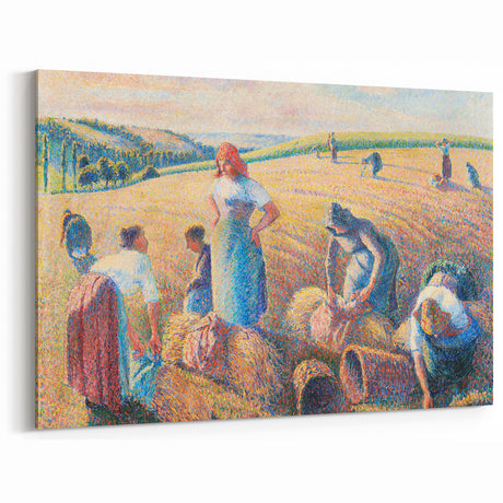 Impressionism Wall Art: The Gleaners by Camille Pissarro Print