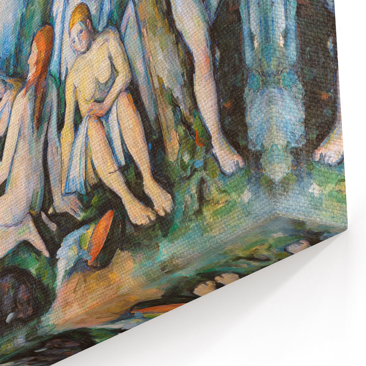 Impressionist Wall Art: The Large Bathers by Paul Cézanne