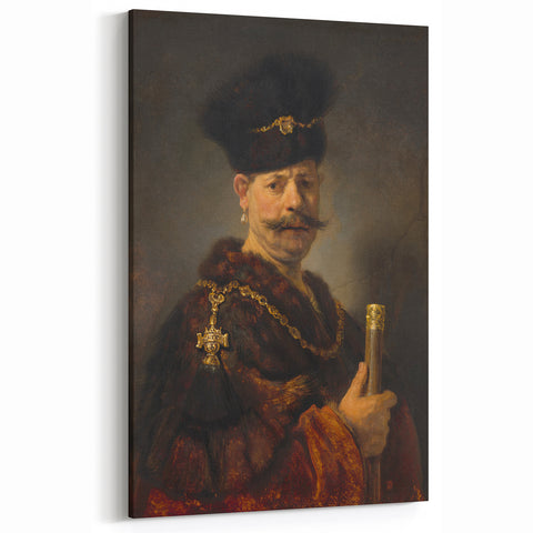 Baroque Art - Majestic Portrait with Ornate Details