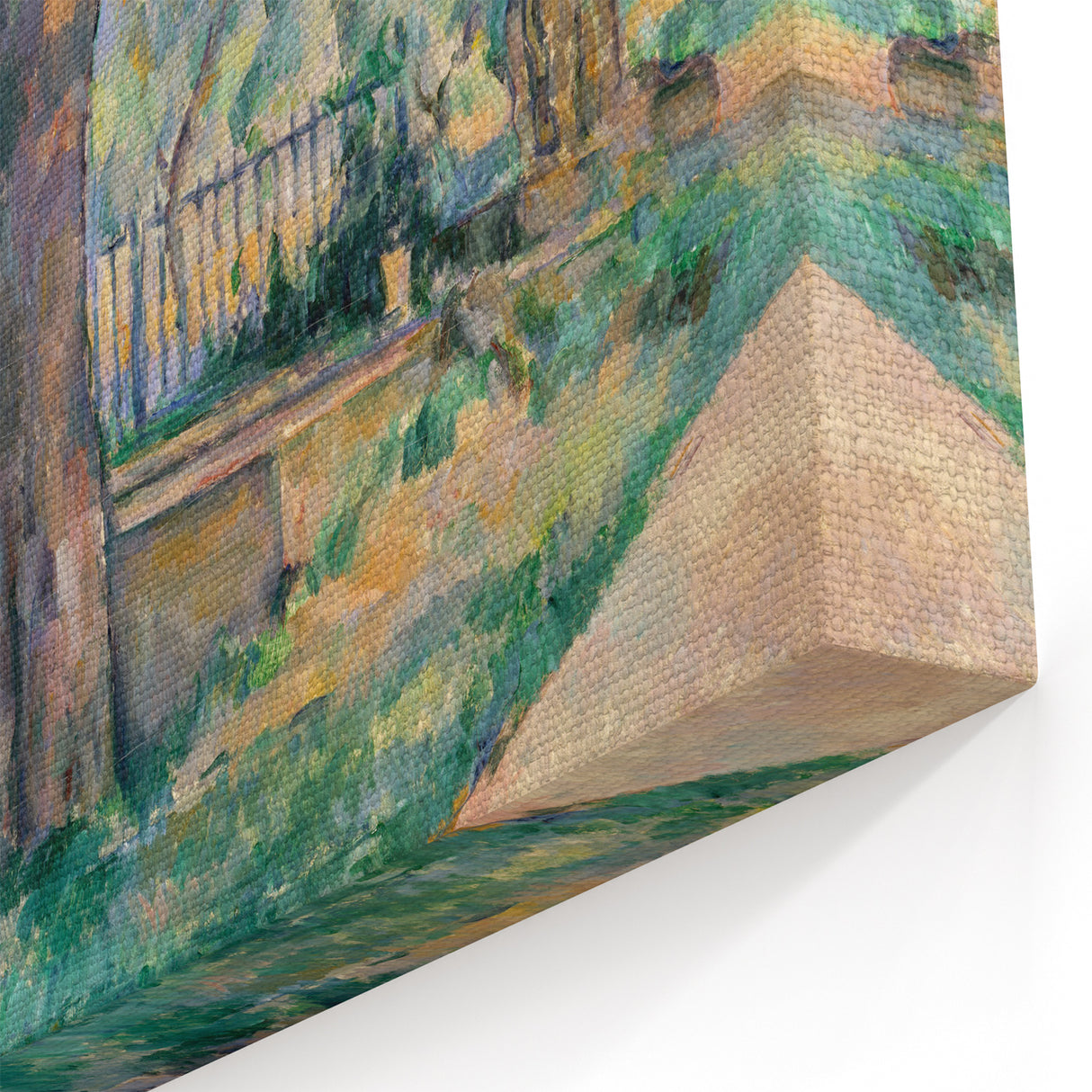 Impressionist Landscape Art - The Pool at Jas de Bouffan by Cézanne
