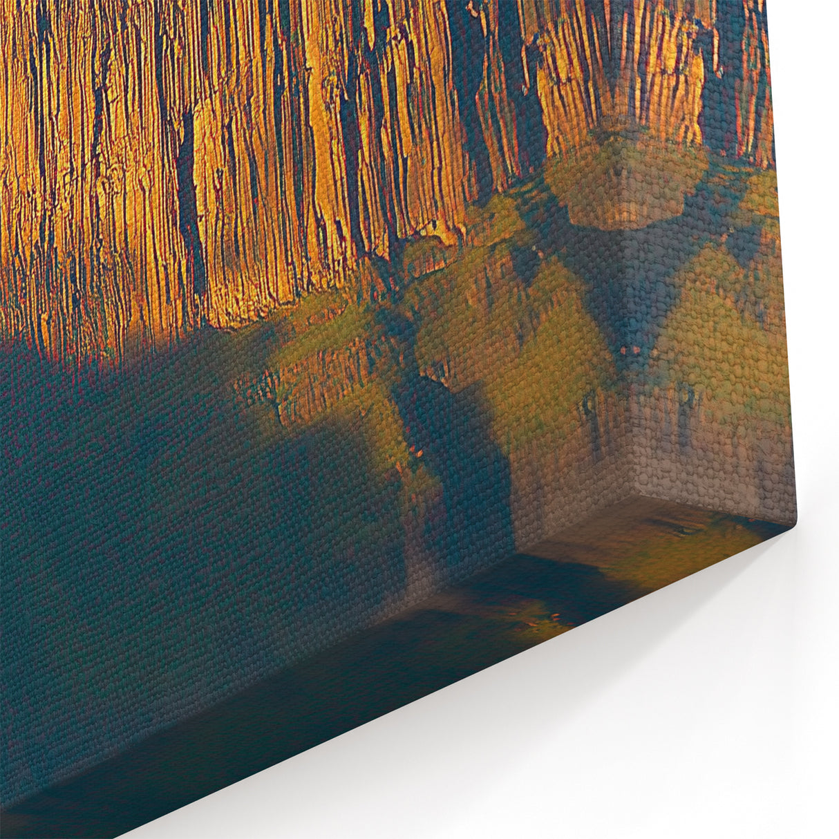 Landscape Art Cliffs - Majestic Misty Plateau at Sunrise Wall Decor