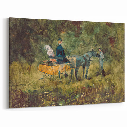 Impressionist Scene - The Trap by Henri de Toulouse-Lautrec Print