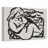 Expressionist Art - Seated Female Nude by Leo Gestel