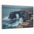 Stormy Cliffs Canvas Art with Sea Arch – Rugged Coastal Landscape