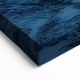 Aurora Glacial Cliffs Canvas Art – Majestic Arctic Night Landscape