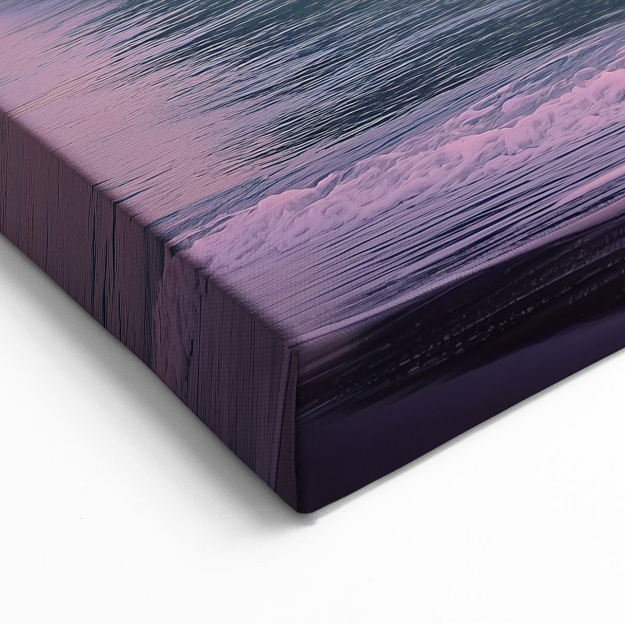 Cliffs Canvas Art - Dramatic Coastal Sunset Wall Decor