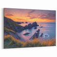 Cliffs Rolled Print - Sunset Over Coastal Cliffs Wall Art