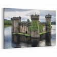 Castle on the Lake Wall Art – Serene Medieval Fortress Landscape Prints