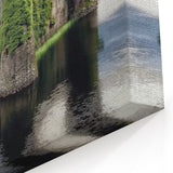 Castle on the Lake Wall Art – Serene Medieval Fortress Landscape Prints