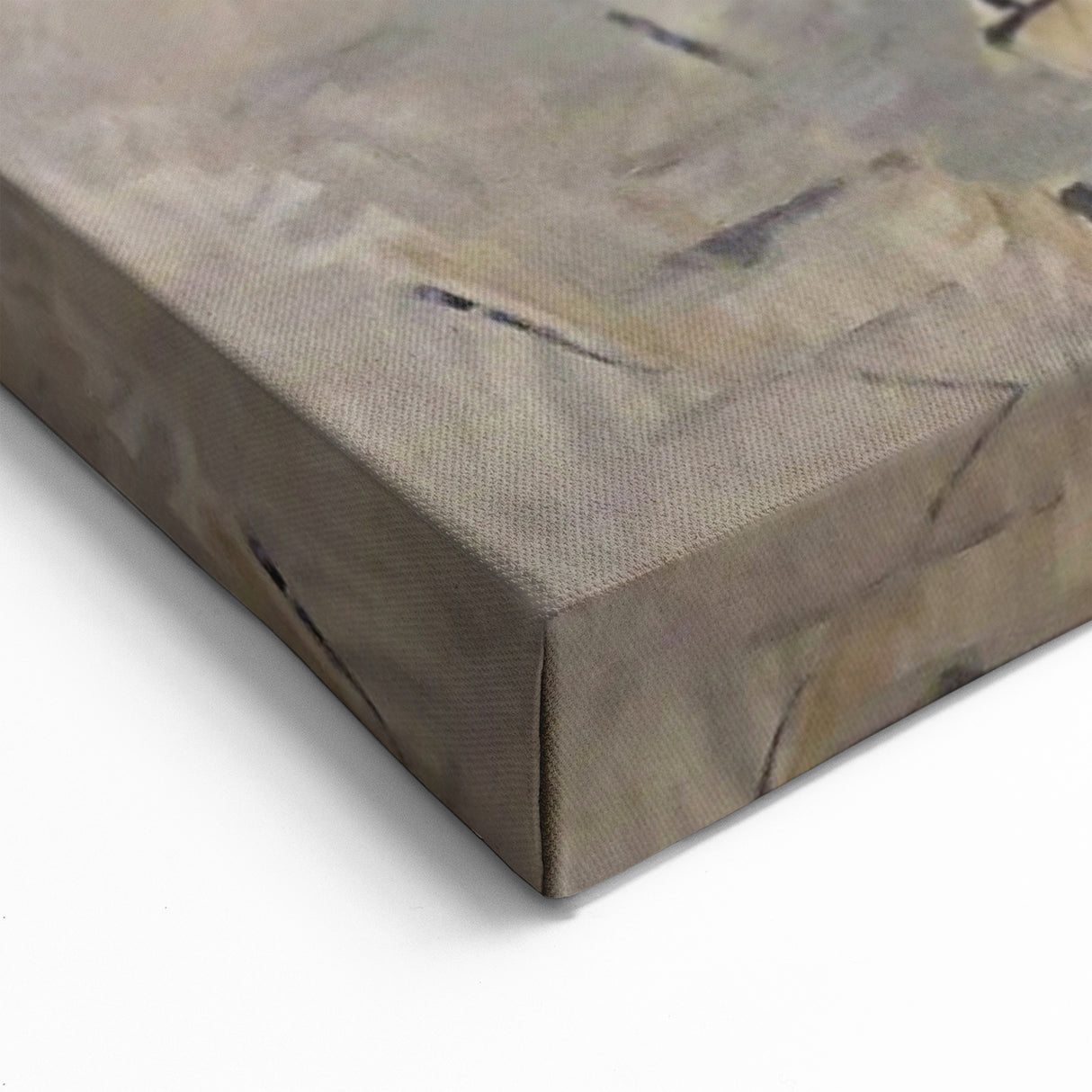 Modern Wall Art – Abstract Composition in Gold and Gray