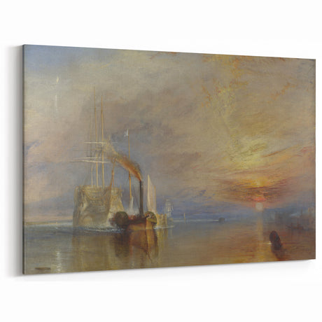 Romanticism Art - The Fighting Temeraire by J.M.W. Turner