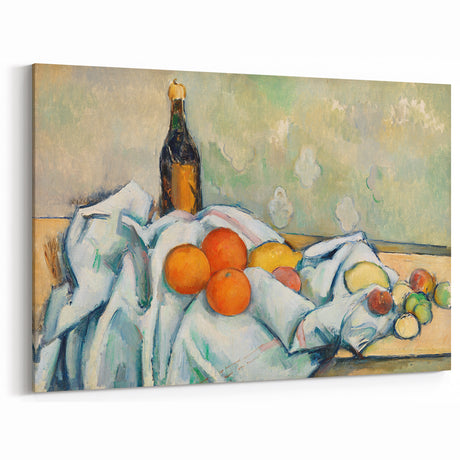 Modern Wall Art – Paul Cézanne’s Bottle and Fruits Still Life