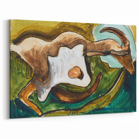 Modern Wall Art – Arthur Dove’s Study for Goat Painting