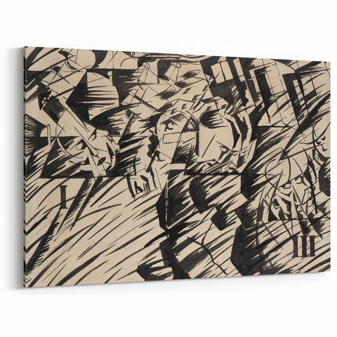 Modern Wall Art – Umberto Boccioni’s States of Mind: Those Who Go