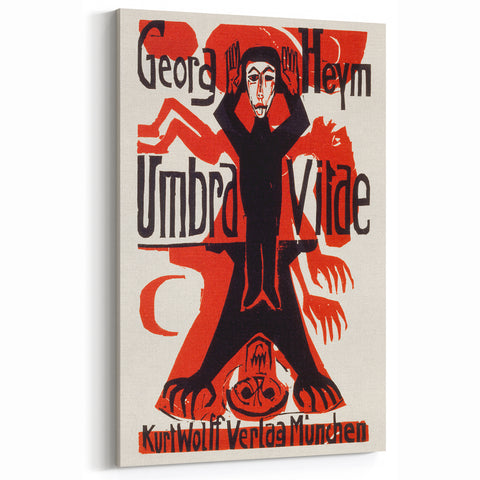 Expressionism Wall Art - Shadow of Life by Ernst Ludwig Kirchner
